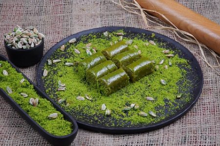Pistachio Stuffed Dessert