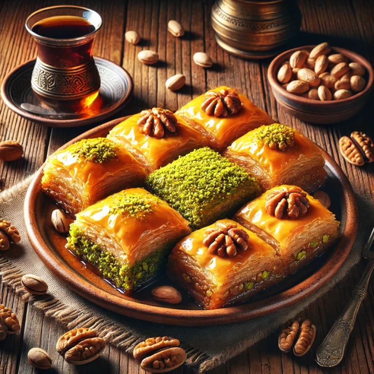 Greek and turkish baklava